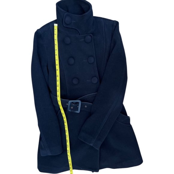 🌸4/$20🌸  Lady Dutch Navy Double-Breasted Wool Blend Peacoat - Picture 16 of 16
